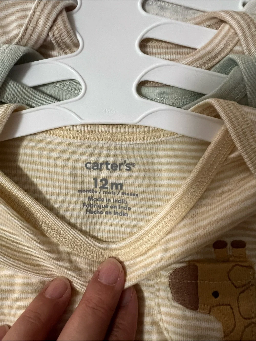 Carter's 5 pack Animal Pocket Onesies Gender Neutral